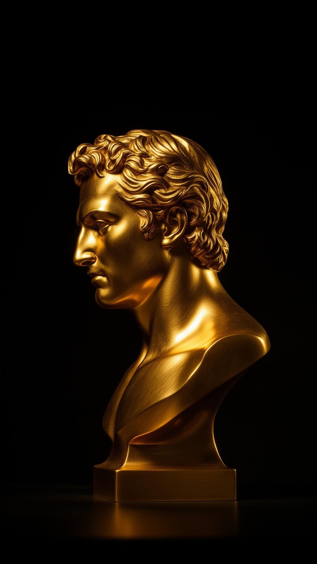 The Sovereign, solid gold bust prototype